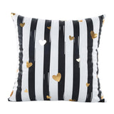 Case Only: Black and Gold Designer 18 x 18 Throw Pillowcase -Pick your style! - Shop Cali & Cole