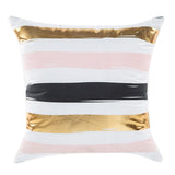 Case Only: Black and Gold Designer 18 x 18 Throw Pillowcase -Pick your style! - Shop Cali & Cole