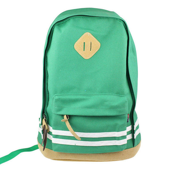 Pick Your Color: Canvas Backpack, Back to School, Campus Pack, School Bag