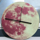 New Luminous Moonlight Wall Clock 3DMoon Glow In The Dark Clock wall stickers home decor living room for kids rooms - Shop Cali & Cole