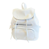 Pack Style Shoulder Backpack, Travel Bag, in Black and White