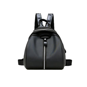 Modern Futuristic Nylon Designer Small Backpack, Black, Red