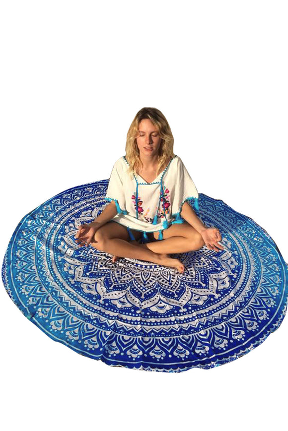 Ocean Round Mandala Tapestry - Shop Cali & Cole