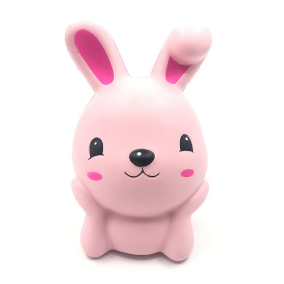 Squishy Pink Cute Rabbit Squeeze Toy Easter Bunny Squish