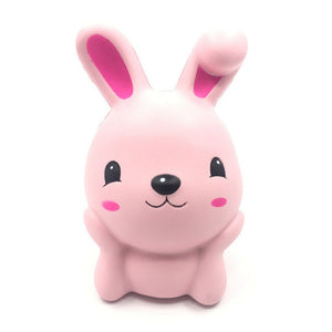 Squishy Pink Cute Rabbit Squeeze Toy Easter Bunny Squish