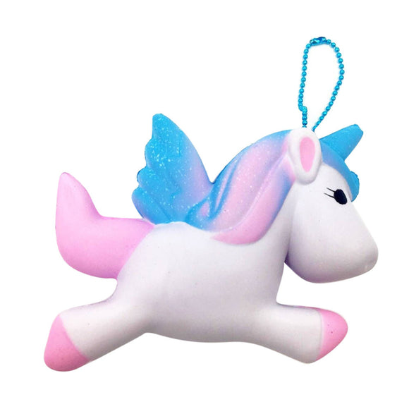 Cute Squishy Fluffy Unicorn Toy Slow Rising for Children & Adults Relieves Stress Anxiety 