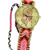 PICK YOUR COLOR: Dreamcatcher Friendship Bracelet Watch