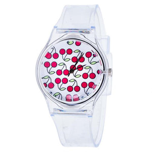 PICK YOUR DESIGN: Clear Gel Kids Watches In Fun Designs