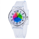 PICK YOUR DESIGN: Clear Gel Kids Watches In Fun Designs