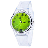 PICK YOUR DESIGN: Clear Gel Kids Watches In Fun Designs