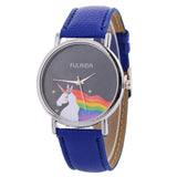 Women Fashion Pattern Quartz Watch Leather Straplt Table Watch - Shop Cali & Cole