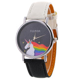 Women Fashion Pattern Quartz Watch Leather Straplt Table Watch - Shop Cali & Cole