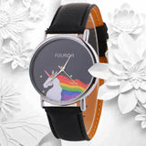 Women Fashion Pattern Quartz Watch Leather Straplt Table Watch - Shop Cali & Cole
