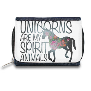 Unicorns Are My Spirit Animals  Zipper Wallet| The Stylish Pouch To Keep Everything Organized| Ideal For Everyday Use & Traveling| Authentic Accessories By Styleart - Shop Cali & Cole