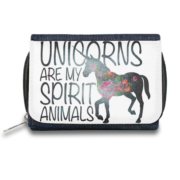 Unicorns Are My Spirit Animals  Zipper Wallet| The Stylish Pouch To Keep Everything Organized| Ideal For Everyday Use & Traveling| Authentic Accessories By Styleart - Shop Cali & Cole