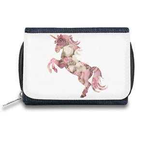 Flower Unicorn Zipper Wallet| The Stylish Pouch To Keep Everything Organized| Ideal For Everyday Use & Traveling| Authentic Accessories By Styleart - Shop Cali & Cole