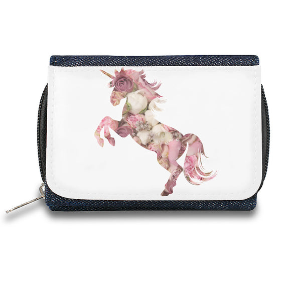 Flower Unicorn Zipper Wallet| The Stylish Pouch To Keep Everything Organized| Ideal For Everyday Use & Traveling| Authentic Accessories By Styleart - Shop Cali & Cole