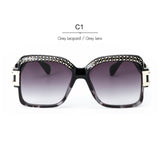 Designer Women Sunglasses Retro Crystal Brow Square Men Sun Glasses ss186 - Shop Cali & Cole