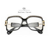 Designer Women Sunglasses Retro Crystal Brow Square Men Sun Glasses ss186 - Shop Cali & Cole