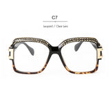 Designer Women Sunglasses Retro Crystal Brow Square Men Sun Glasses ss186 - Shop Cali & Cole