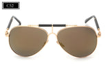 High Quality Brand Designer Men Sunglasses Women Classic Reflective Mirror Sunglasses Double-Bridge Shades ss506 - Shop Cali & Cole