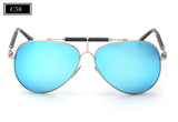 High Quality Brand Designer Men Sunglasses Women Classic Reflective Mirror Sunglasses Double-Bridge Shades ss506 - Shop Cali & Cole