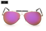 High Quality Brand Designer Men Sunglasses Women Classic Reflective Mirror Sunglasses Double-Bridge Shades ss506 - Shop Cali & Cole
