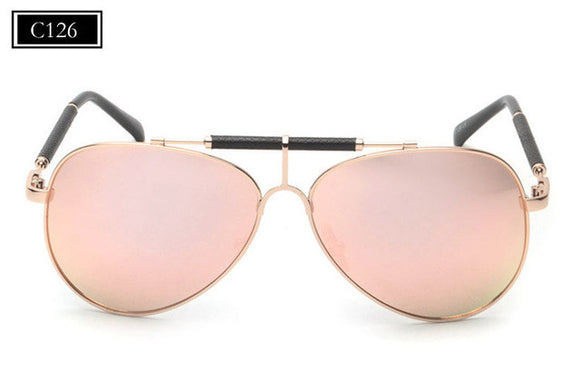 High Quality Brand Designer Men Sunglasses Women Classic Reflective Mirror Sunglasses Double-Bridge Shades ss506 - Shop Cali & Cole