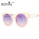 Brand Designer Sunglasses Chic Cat Eye Sun Glasses Mirrored Round Glasses Shades - Shop Cali & Cole