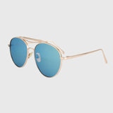 Brand Sunglasses Shades Retro Flat Top Round Design Vintage Female Sun Glasses - Shop Cali & Cole