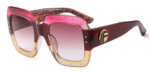 ROYAL GIRL Retro Square Sunglasses Women Thick brand designer Sun glasses Shades ss820 - Shop Cali & Cole