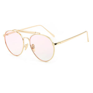 ROYAL GIRL Oversize Metal Round Eyeglasses Frames Women Clear Lens Glasses Retro Optical Frames ss407 - Shop Cali & Cole