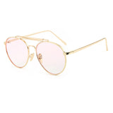 ROYAL GIRL Oversize Metal Round Eyeglasses Frames Women Clear Lens Glasses Retro Optical Frames ss407 - Shop Cali & Cole