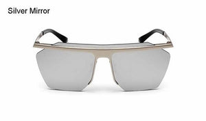 ROYAL GIRL New Women Sunglasses Brand Designer Metal Frame Cool Oversized Mens Sunglasses Eyewear Mirror Lens SS942 - Shop Cali & Cole