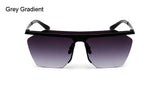 ROYAL GIRL New Women Sunglasses Brand Designer Metal Frame Cool Oversized Mens Sunglasses Eyewear Mirror Lens SS942 - Shop Cali & Cole