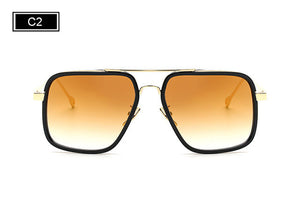 Men Sunglasses Metal Bran designer Mirror Glasses RG1246 - Shop Cali & Cole