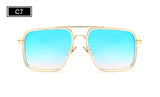 Men Sunglasses Metal Bran designer Mirror Glasses RG1246 - Shop Cali & Cole