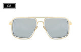 Men Sunglasses Metal Bran designer Mirror Glasses RG1246 - Shop Cali & Cole