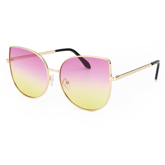 ROYAL GIRL New Style Brand Women Cat Eye Big Frame Clear Lens Sunglasses UV400 ss173 - Shop Cali & Cole