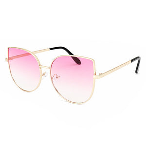 ROYAL GIRL New Style Brand Women Cat Eye Big Frame Clear Lens Sunglasses UV400 ss173 - Shop Cali & Cole