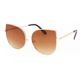 ROYAL GIRL New Style Brand Women Cat Eye Big Frame Clear Lens Sunglasses UV400 ss173 - Shop Cali & Cole