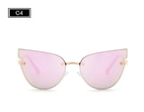 ROYAL GIRL Women Cat Eye Sunglasses Fashion Lady Brand Designer Sunglasses Summer Mirror Metal Shades  ss903 - Shop Cali & Cole