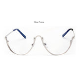 ROYAL GIRL New Women Metal Half Frame Glasses Fashion Brand Designer Sun Glasses UV400 ss181 - Shop Cali & Cole