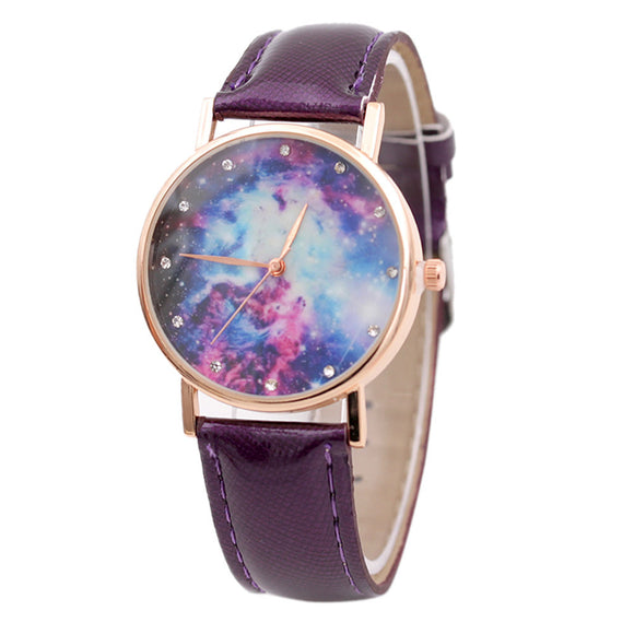 Fashion Star Series Lady Wristwatch Leather Band Analog Watch - Shop Cali & Cole