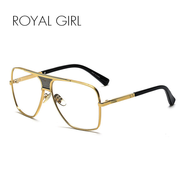 ROYAL GIRL Men Vintage Inspired Eyeglasses frames Women Clear Lens Glasses Metal Frames ss313 - Shop Cali & Cole
