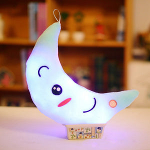 Cute! Moon Glow LED Pillow -Light Up Pillow - Shop Cali & Cole