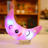 Cute! Moon Glow LED Pillow -Light Up Pillow - Shop Cali & Cole