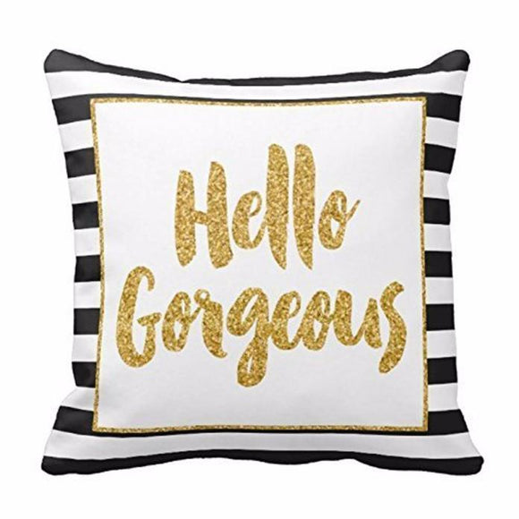 Case Only: Gold Glitter Stripes 