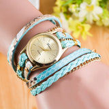 New Fashion Wrap Around Bracelet Watch Synthetic Leather Chain Watch - Shop Cali & Cole