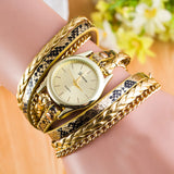 New Fashion Wrap Around Bracelet Watch Synthetic Leather Chain Watch - Shop Cali & Cole